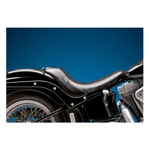 Le Pera Bare Bones Solo Seat For Harley Softail With 200mm Tire 2006-2017 Black / Smooth Solo Seat w/ Biker Gel [Previously Installed]