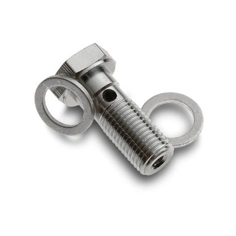 Milwaukee Twins Banjo Bolt 3/8"-24 Chrome [Open Box]