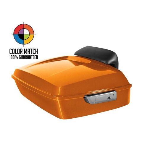 HogWorkz OE Color Matched Chopped Tour Pack With Slim Backrest For Harley Touring 1997-2026 Amber Whi... [Open Box]