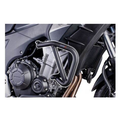Puig Engine Guards Honda CB500F / CB500 Hornet / CB500X 2013-2026 Black [Open Box]