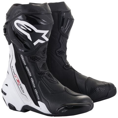 Alpinestars Supertech R Vented Boots Black/White / 40 [Open Box]