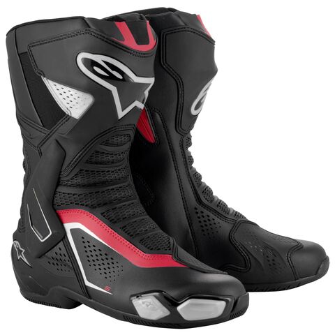 Alpinestars SMX-6 V3 Vented Boots Black/Silver/Red / 45 [Open Box]
