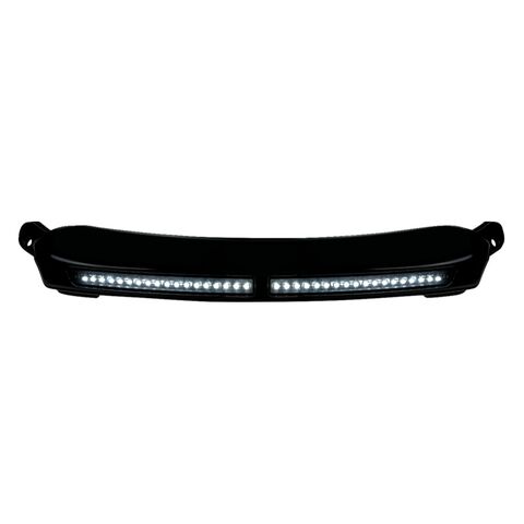 Custom Dynamics LED Windshield Trim For Harley Road Glide 2015-2025 Gloss Black [Blemished - Very Good]