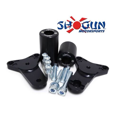 Shogun PA2 Frame Sliders Suzuki GSXR 600 / GSXR 750 2011-2026 Black / No Cut Kit [Open Box]