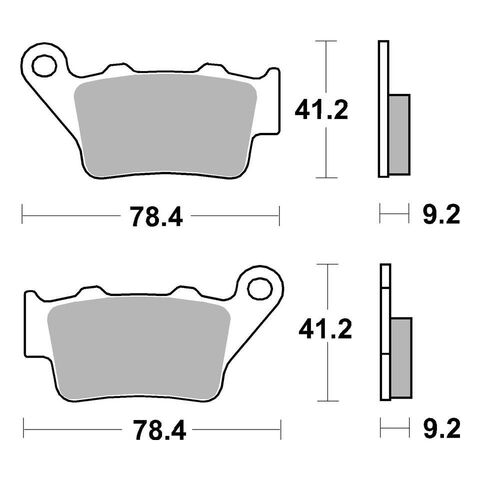 SBS LS Sintered Rear Brake Pads 675LS [Open Box]