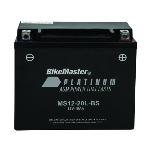 BikeMaster MS12-20L-BS AGM Platinum II Battery [Open Box]