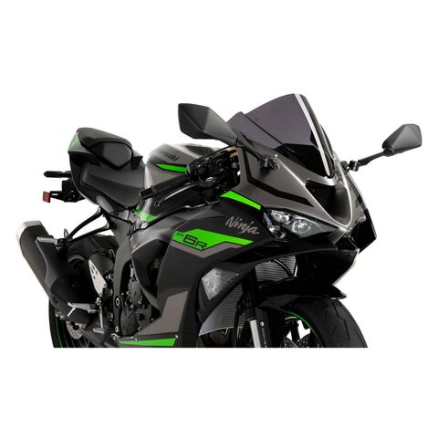 Puig Z-Racing Windscreen Kawasaki Ninja ZX-6R ZX636 2024-2026 Dark Smoke [Blemished - Good]