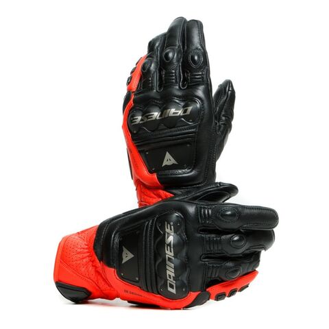 Dainese 4 Stroke 2 Gloves Black/Fluo Red / XS [Blemished - Good]