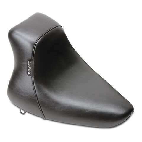 Le Pera Bare Bones Solo Seat For Harley Softail 1984-1999 Black / Smooth W/ Biker Gel [Previously Installed]