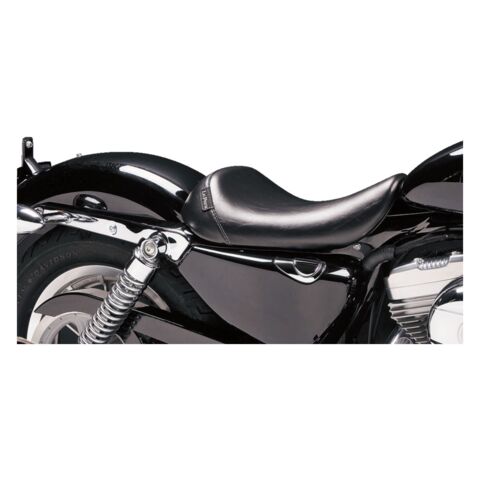 Le Pera Bare Bones Solo Seat For Harley Sportster With 3.3 Gallon Tank 2004-2021 Black / Smooth [Blemished - Acceptable]