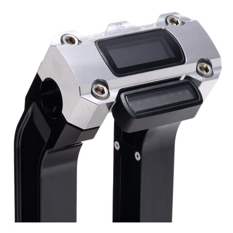 Original Garage Moto Pullback Risers With Digital Gauge Mount Top Clamp For Harley Softail 2018-2024