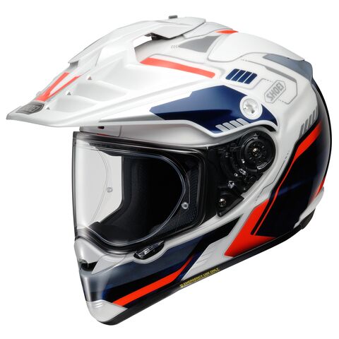 Shoei Hornet X2 Invigorate Helmet White/Red/Blue / MD [Open Box]