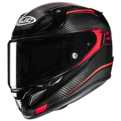 HJC RPHA 12 Carbon Keres Helmet Black/Red / MD [Blemished - Good]