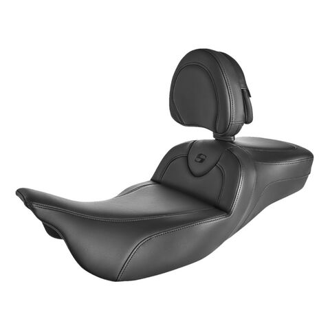 Saddlemen Roadsofa 2-Up Seat For Harley Touring 2008-2025 Extended Reach / With Backrest [Blemished - Very Good]