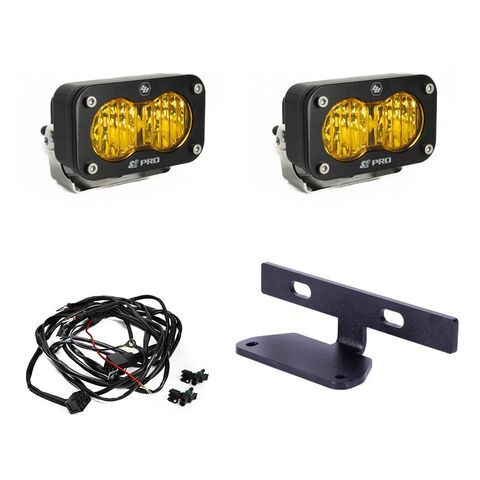 Baja Designs Dual S2 Pro Hood Light Kit Can-Am Maverick R 2024-2026