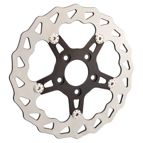 Arlen Ness 11.8" Rotator II Floating Brake Rotor For Harley 2006-2026 Left / Black [Blemished - Good]