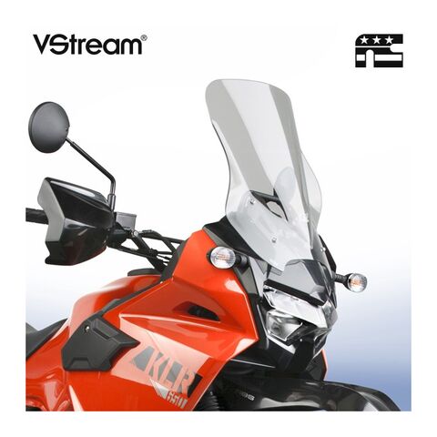 National Cycle VStream Sport Touring Windscreen Kawasaki KLR650 / Adventure / Traveler 2022-2026 Light Smoke [Blemished - Good]