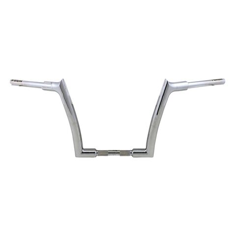 Fat Baggers Inc. 1-1/2" Pointed Top EZ Install  Handlebar For Harley Road Glide/ Road King 2008-2022 12" Rise / Chrome [Open Box]