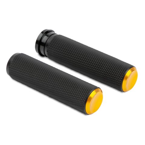Arlen Ness Anodized Knurled Grips For Harley With Throttle by Wire