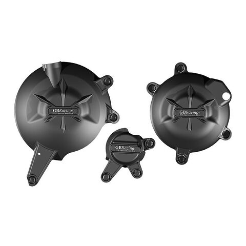 GB Racing Engine Cover Set Kawasaki Ninja 650 / R / ER6n / Versys 650 2006-2025 Black [Blemished - Good]