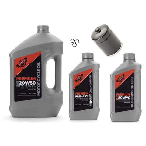 Milwaukee Twins Complete Oil Change Kit For Harley Touring / Softail 1999-2017