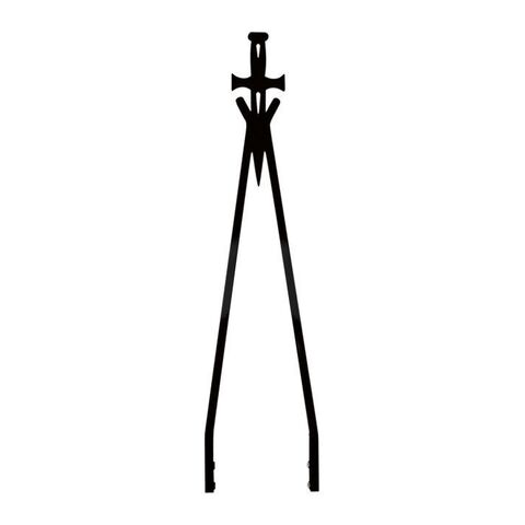 Cycle Visions Dagger Sissy Bar For Harley Black / 8 3/4" Wide x 18" Tall [Open Box]