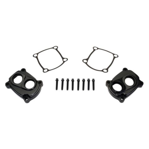 Jims Low-Profile Billet Tappet Covers / Pushrod Cover Kit For Harley M8 2017-2026