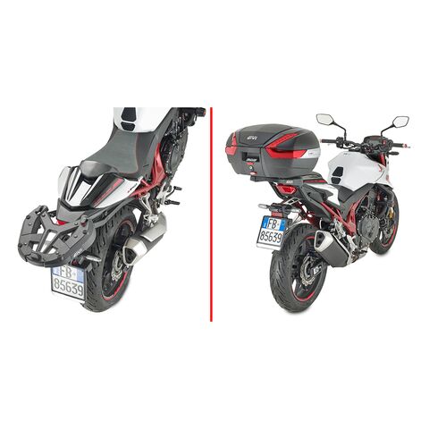 Givi SR1200 Top Case Rack Honda CB750 Hornet 2025