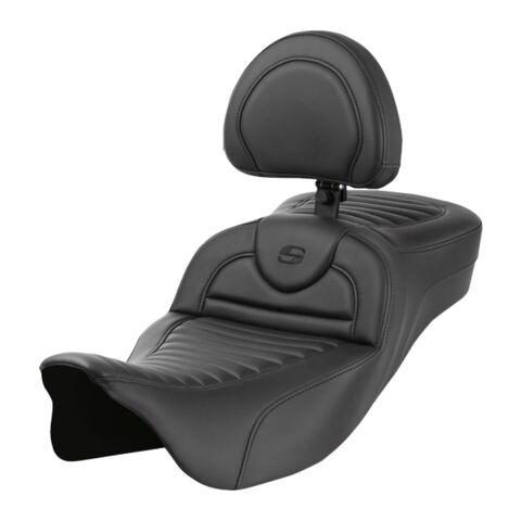 Saddlemen RoadSofa TTR Tuck N Roll For Harley Touring 2008-2025 Extended Reach / With Back Rest [Blemished - Good]