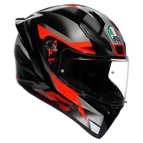 AGV K1 S Fastlap Helmet MD / Black/Grey/Red [Blemished - Good]
