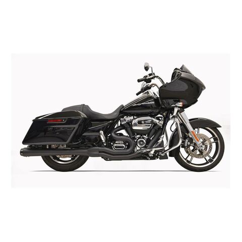 Bassani Road Rage B4 2-Into-1 Exhaust For Harley Touring 2017-2026 Megaphone Muffler / Black [Open Box]