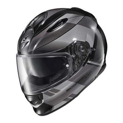 Scorpion EXO Ryzer Edge Helmet Grey/Black / LG [Blemished - Good]
