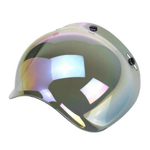 Biltwell Bubble Anti-Fog Face Shield Rainbow Mirror [Open Box]