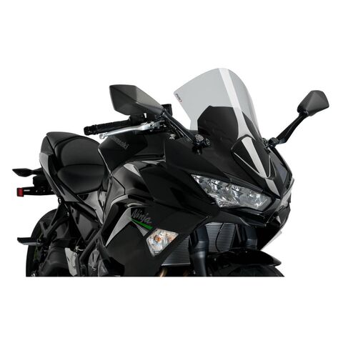 Puig R-Racer Windscreen Kawasaki Ninja 650 2020-2026 Light Smoke [Blemished - Good]