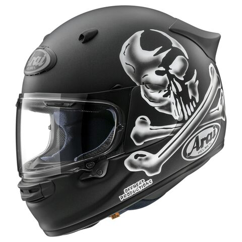 Arai Contour-X Hayes Jolly Roger Helmet - Snell 2020 (LG) Black/White / XS [Open Box]