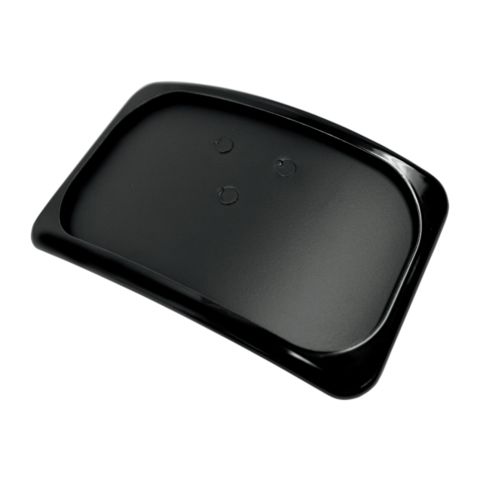 Drag Specialties Curved Radius License Plate Mount For Harley Gloss Black / Small Radius [Blemished - Good]
