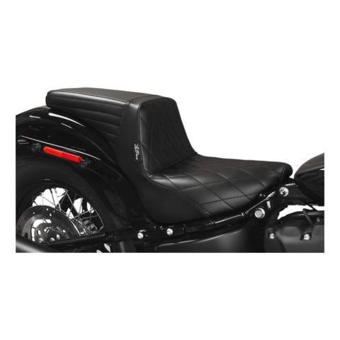 Le Pera Kickflip Diamond Stitch Seat For Harley Softail 2018-2026 Diamond Stitch [Blemished - Good]