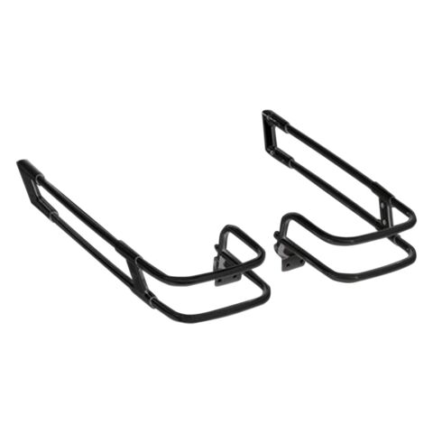 Drag Specialties Saddlebag Guard Rails For Harley Touring 2014-2025 Black [Demo - Acceptable]