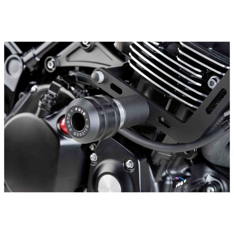 Puig Vintage Frame Sliders Kawasaki Z900RS / Cafe / SE 2018-2026 Black [Demo - Acceptable]