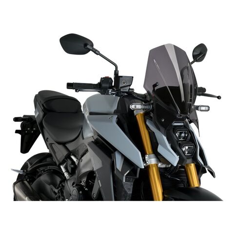 Puig Touring Naked New Generation Windscreen Suzuki GSX-S1000 2026 Dark Smoke [Open Box] Dark Smoke [Demo - Acceptable]