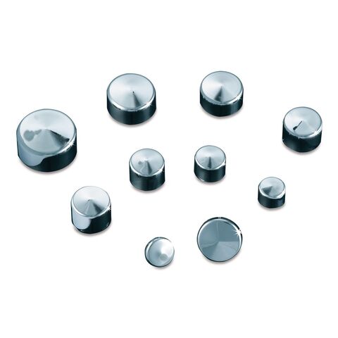 Kuryakyn Kool Kaps Hex Bolt Covers 5/16" / Gloss Black [Open Box]