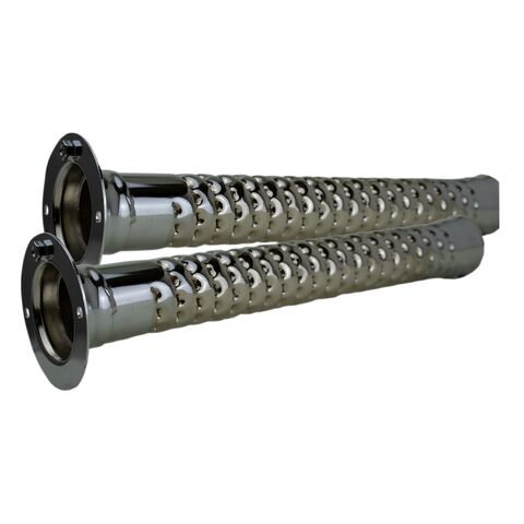 Khrome Werks Performance Louvered Baffle Inserts For 4 1/2" HP Plus Slip On Mufflers [Previously Installed]