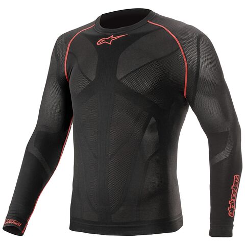 Alpinestars Ride Tech V2 Summer Long Sleeve Top Black/Red / XS-SM [Blemished - Good]