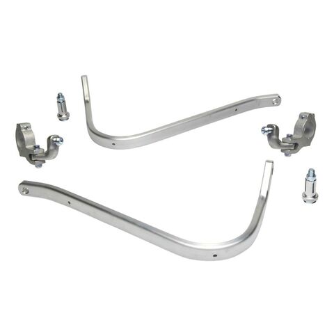 Barkbusters Aluminum Handguard Kit For 7/8" or 1 1/8" Handlebars 1 1/8" Tapered Bars / Silver [Previously Installed]