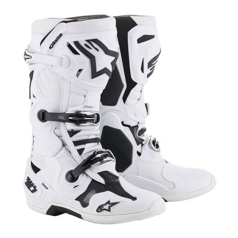 Alpinestars Tech 10 Boots CE White / 9 [Blemished - Very Good]