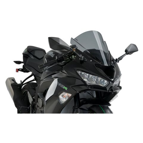 Puig Z-Racing Windscreen Kawasaki ZX-6R / ZX636 2009-2023 Dark Smoke [Blemished - Good]