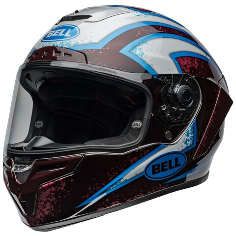 Bell Race Star DLX Flex Xenon Helmet Red/Silver / MD [Open Box]