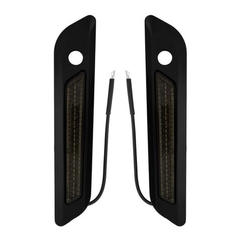 HogWorkz Saddlebag LED Latch Coverz For Harley Touring 2023-2026