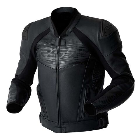 RST Moto Tractech Evo 5 D3O Leather Jacket Black / LG [Open Box]