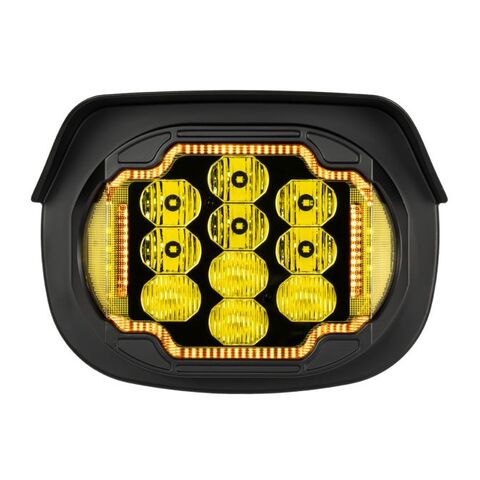 HogWorkz Goldtooth LED Performance Headlight For Harley Touring 2023-2026